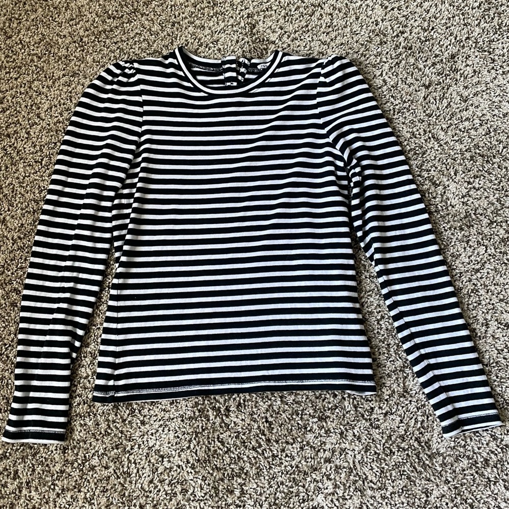 Zara striped sweater M